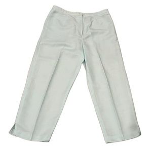 Dina K  linen  acquaint blue light  pants Sz M